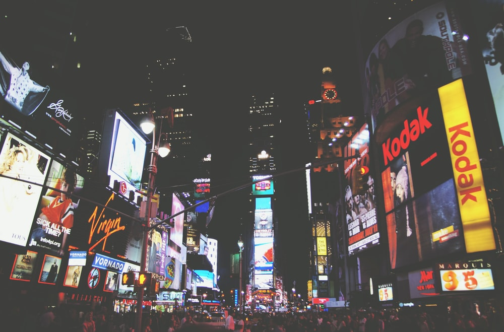 New York's Time Square.